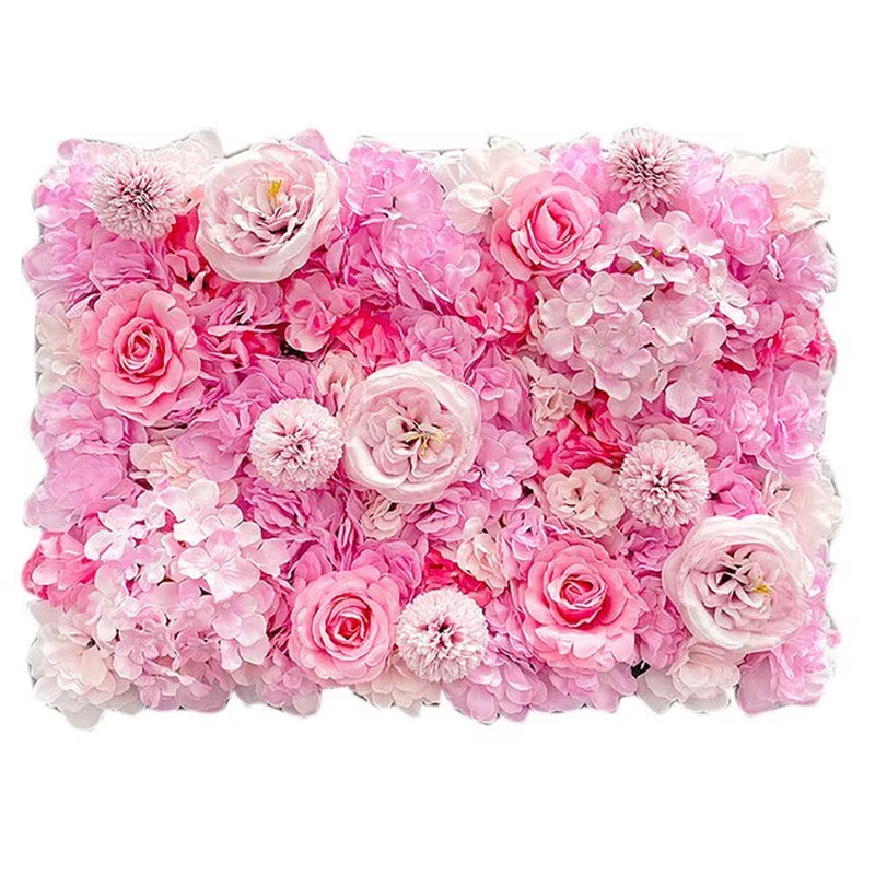 Wedding Decorative Flower Wall Silk Artificial Flowers Home Decoration Accessories Party Backdrop Photography Props Customized