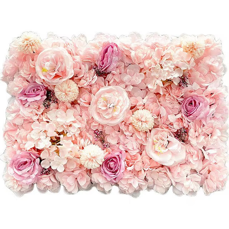 Wedding Decorative Flower Wall Silk Artificial Flowers Home Decoration Accessories Party Backdrop Photography Props Customized