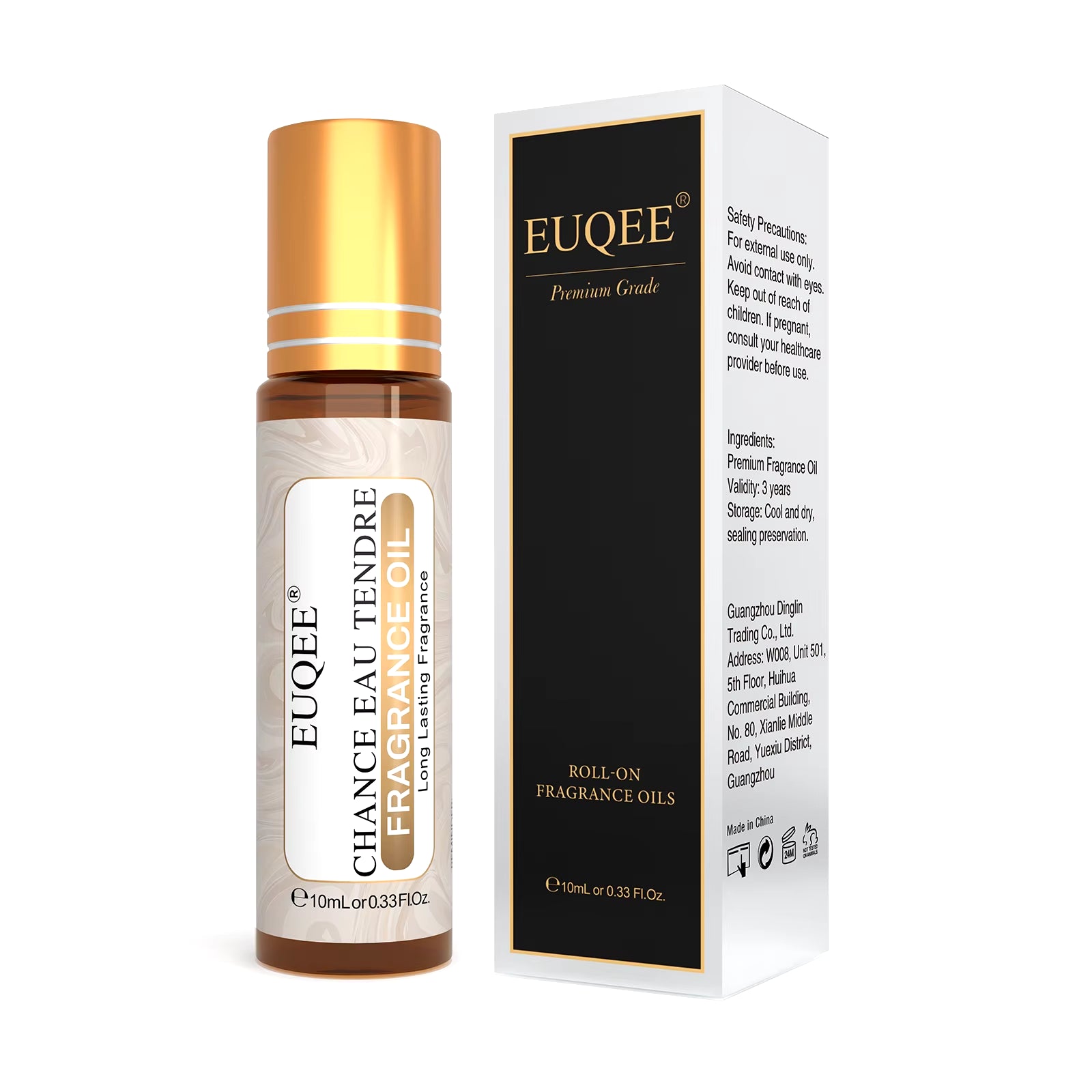 10Ml Roller Smear Fragrance Oil for Women Fresh Line Coconut Vanilla Angel for Aromatherapy,Diy Soap,Candle Making