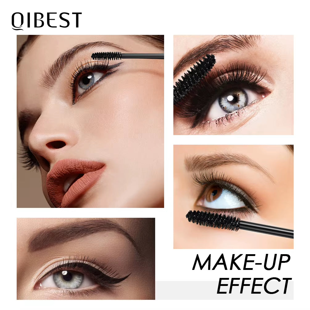 Waterproof Mascara Black Eye Makeup Rimmel 4D Eyelash Cosmetics Curling Thick Mascara Eyelashes Silk Fiber Volume Mascara