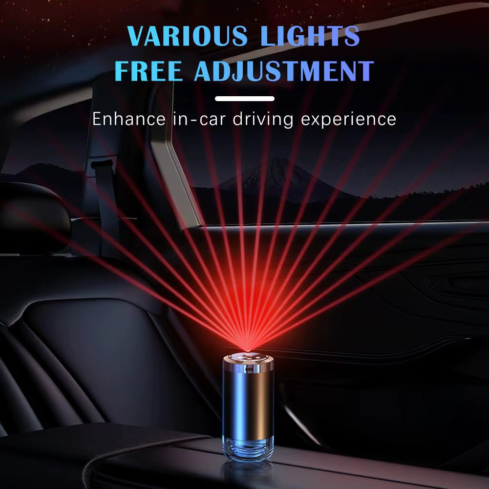 Smart Car Air Freshener, Rechargeable Car Aroma Diffuser, 5 Levels of Adjustable Intelligent Car Diffuser