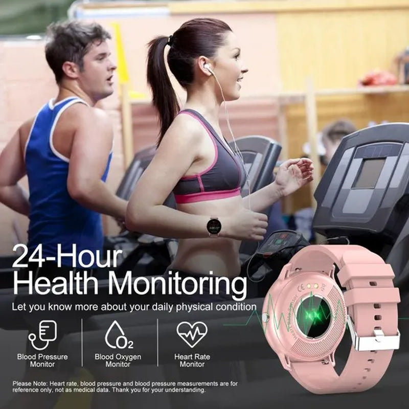 LIGE 2024 Smart Watch Ladies Full Touch Screen Sports Fitness Watch IP67 Waterproof Bluetooth for Android Ios Smart Watch Female