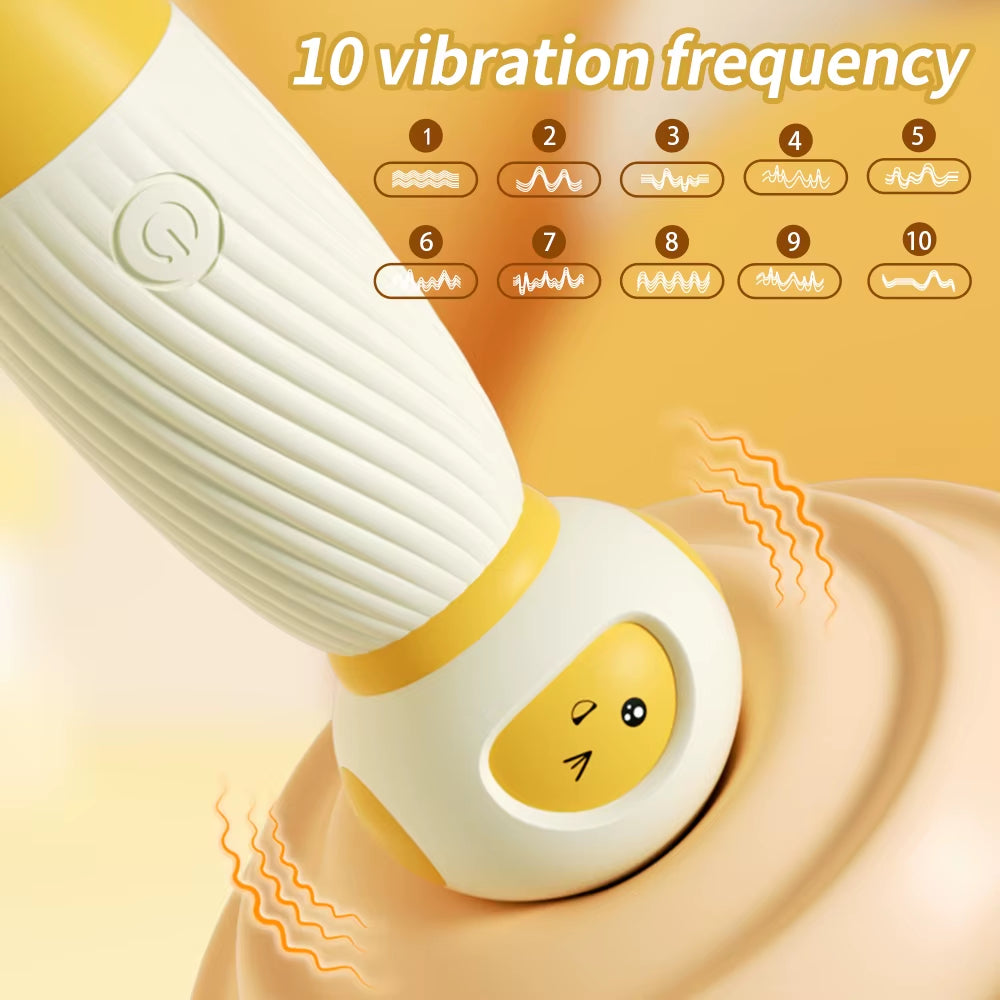 Multi Frequency Ultrasonic Vibration Charging Female G-Point Vibrator Used for Female Magnetic Honey Bean Stimulation Vibrator