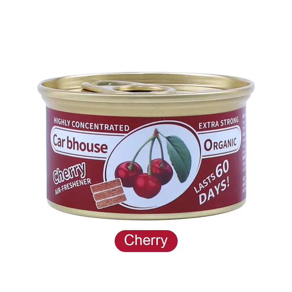 Car Air Freshener 17 Kinds Scent Organic Cans Wood Blocks Aromatherapy Car Freshener Long-Lasting Odor Eliminator Essential