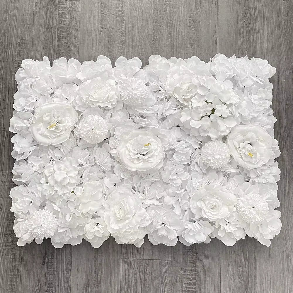 Wedding Decorative Flower Wall Silk Artificial Flowers Home Decoration Accessories Party Backdrop Photography Props Customized