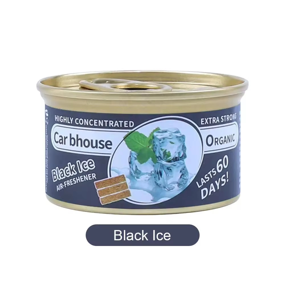 Car Air Freshener 17 Kinds Scent Organic Cans Wood Blocks Aromatherapy Car Freshener Long-Lasting Odor Eliminator Essential