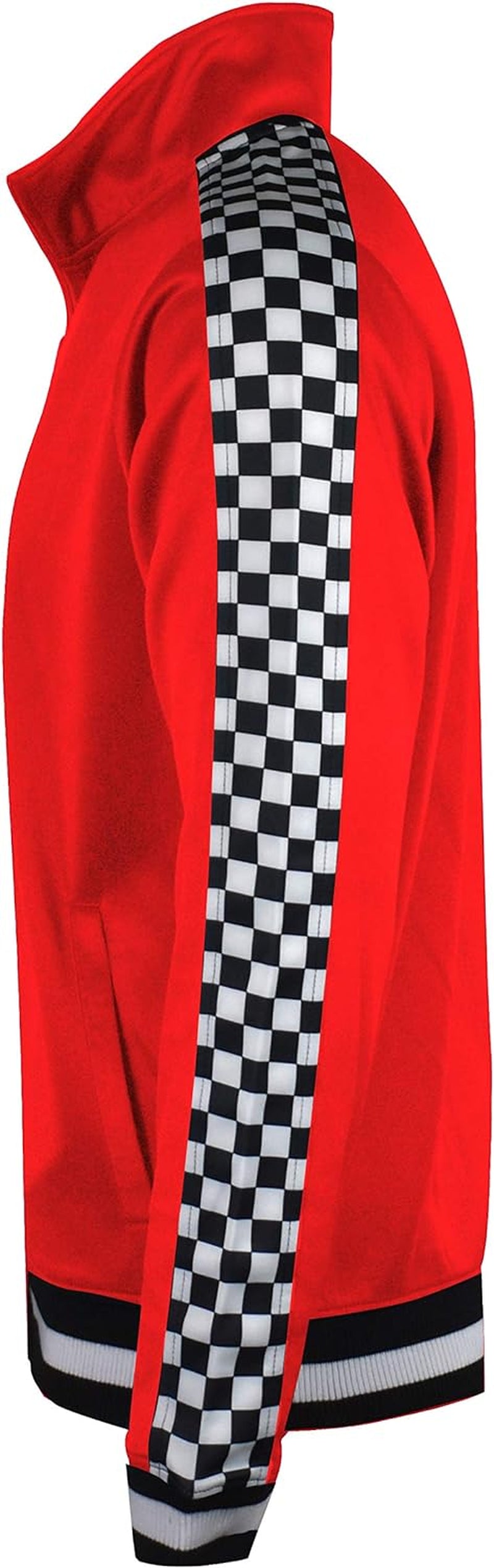 -TRACK JACKET Mens Urban Hip Hop Premium Track Jacket - Slim Fit Side Taping Sportswear Urbanwear Streetwear Top